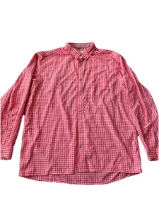 Camisa de Pesca Simms Talla XXL Naranja Cuadros Manga Larga Ligera - Imagen 1 de 9