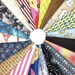 Large Lot of 50 Fat Quarters 100% Cotton Fabric NO DUPLICATES Fat Quarter Bundle - Picture 1 of 1