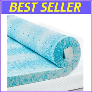 Atmungsaktive Full Size Memory Foam Matratzenauflage mit 4 Zoll Kühlschicht - Bild 1 von 10