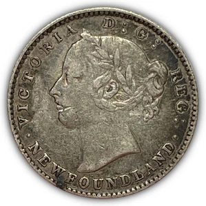 1894 Newfoundland 10 Cent Extremely Fine XF Coin #28332 - Picture 1 of 3