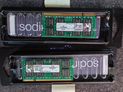 2X Kingston 1GB PC2-5300/ DDR2-667 So-Dimm 200 PIN RAM  KVR667D2S5/1G - Image 1 of 2