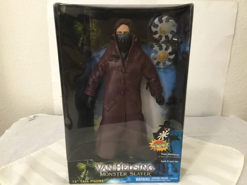 VAN HELSING MONSTER SLAYER 12" DOLL FIGURE JAKKS 2004 - SEALED Cover