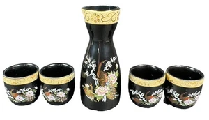 Japanese Sake Decanter & Shot Cup Set  - Picture 1 of 11