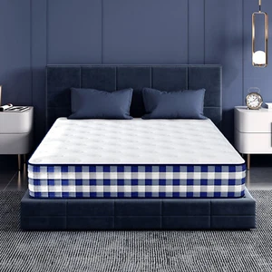 10" Gel Memory Foam Mattress Twin Full Queen King Size Hybrid Spring In A Box - Picture 1 of 9