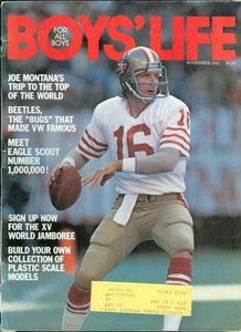 1982 Boys' Life Magazine: Joe Montana 49ers/VW Bug/Plastic Scale Models/Jamboree - Picture 1 of 1