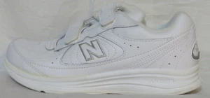 NEW BALANCE WOMEN SNEAKER WHITE US 5 D 577 VB HOOK LOOP WALKING USA NEW NIB - Picture 1 of 8