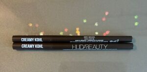Set of 2 Huda Beauty Creamy Kohl Eye Pencil Very Brown Full Size .012 oz Unboxed