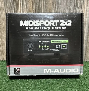 M-Audio MIDISPORT 2x2 out USB MIDI Anniversary Edition Midiman New - Open Box - Picture 1 of 5
