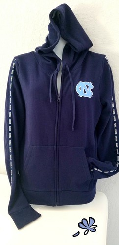 UNDERCOVER FELPA CON CAPPUCCIO VICTORIAS SECRET ROSA COLLEZIONE COLLEGIALE GRAFICA BLU PICCOLA E MEDIA