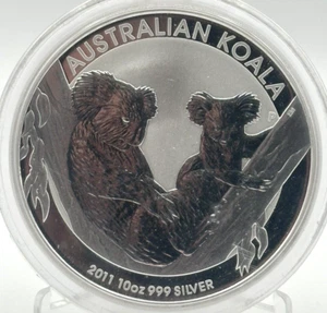 2011 Australian Koala 10oz .999 Silver In Capsule *STC - Picture 1 of 3