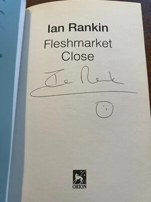 Fleshmarket Close by Ian Rankin Signed 1st UK Like New Hardcover Inspector Rebus - Image 1 of 4