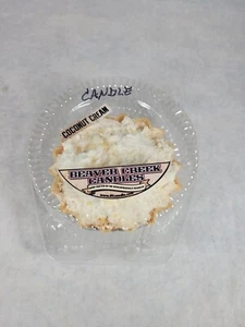 Beaver Creek Coconut Cream Pie Candle Scented Handcrafted Dessert Candle 5" - Picture 1 of 3