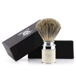 Haryali's Elegante Mango Hombre Regalo Súper Real Original Tejón Cabello Afeitar - Picture 1 of 1