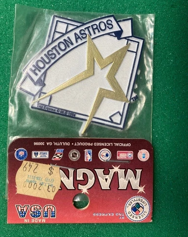 HOUSTON ASTROS LICENSED LOGO MAGNET FACTORY SEALED! Cover