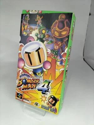 [Boxed] HUDSON Super Bomberman 4 Nintendo Super Famicom SFC from Japan - Image 1 of 4