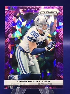 2013 Panini Prizm Jason Witten #156 Purple Ice SSP 18/40 Dallas Cowboys - Foto 1 di 3