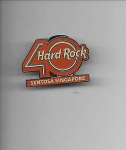 Hard Rock Cafe 40th Anniversary Pin - Sentosa Singapore - Bild 1 von 1