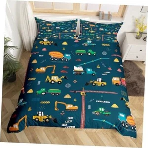 Boys Cartoon Cars Bedding Set for Girls Kids Full(No Comforter) Multi 37 - Picture 1 of 6