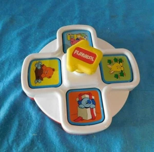 Vintage 1990 Playskool Peek N' Pop Baby Peak and Squeak Fun w/ Animal Sheep Dog - Picture 1 of 8