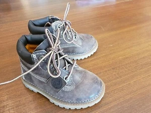 Toddler Timberland Classic Leather Boots Dark Brown Size 5 - Picture 1 of 10