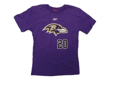 Camiseta Baltimore Ravens Ed Reed Juvenil Vertical Nombre y Número Foto 1 de 4