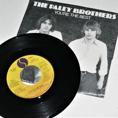THE PALEY BROTHERS ~ YOU'RE THE BEST ~ P/S Promo 7" ~ Ex- STEREO & MONO misprint - Image 1 of 4