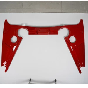 Engine Bay Panel Cover Frame Trim Gloss Red Fits Chevrolet Corvette C8 Z51 2020+ - Picture 1 of 15