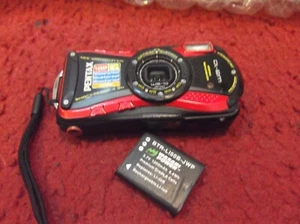 Pentax OPTIO WG-10 14.0MP 5x Water/Shockproof Digital Camera - Red - Picture 1 of 14