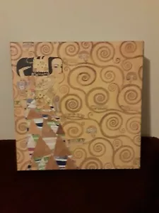 Galison Gustav Klimt Expectation Puzzle, 500 Pieces, 20 x 20 Counted - Picture 1 of 12