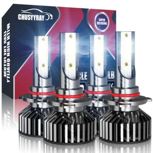 6000K 9005+9006 LED Headlight Bulb High/Low Beam For 1998-2015 Mack Vision Truck - Picture 1 of 11