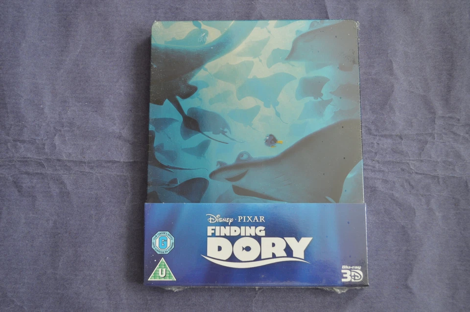 Disney Pixar Finding Dory Steelbook BLU-RAY 3D/2D (3 Discs) NEW & SEALED - Image 1 of 3