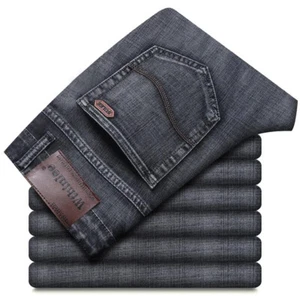 Men's Stretch Straight Fit Jeans - Picture 1 of 23