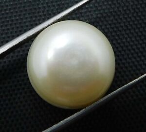 13.50 Ct Beautiful Australian South See White Pearl Loos Gemstone 459