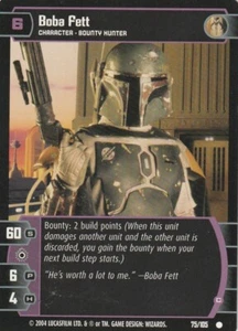 Star Wars TCG WOTC RAS Boba Fett (G) 75/105 Rare NM/M VERY NICE FAST SAFE SHIP - Picture 1 of 2