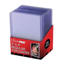 Ultra Pro 3" x 4" Regular Toploader 25 Pack Sealed Top Loaders