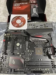NUOVO Open Box Asus Maximus VIII HERO Alpha DDR4 Intel Socket 1151 ATX scheda madre - Foto 1 di 9
