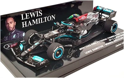 Minichamps 1/43 Scale 410 212044 - F1 Mercedes AMG 1st Brazil GP 2021 Hamilton - Photo 1/4