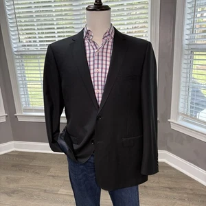 Ermenegildo Zegna Hombres Talla 44R Sangría Traje Chaqueta Prendedor Rayas Negro Blazer - Imagen 1 de 14