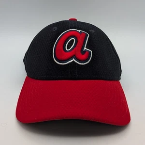 Atlanta Braves Cappello Berretto Strap Back Uomo Nero Rosso MLB Baseball Nuova Era - Foto 1 di 4