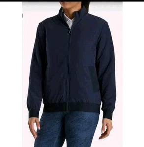 Footjoy FJ Damen Thermo Bomberjacke Full Zip Golf Navy Blau M - Bild 1 von 12