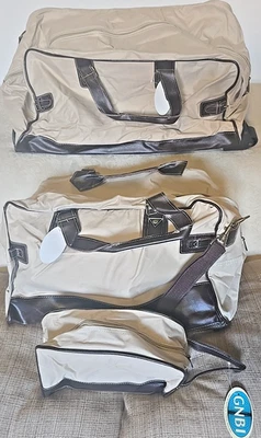 NUEVO con etiquetas GNBI bolsa de lona bolsa de viaje vacaciones lote de 3 piezas tamaño Foto 1 de 4