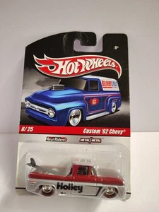 🔥 Hot Wheels 2009 Slick Rides Custom '62 Chevy Truck – Red HOLLEY – Real Riders - Picture 1 of 5