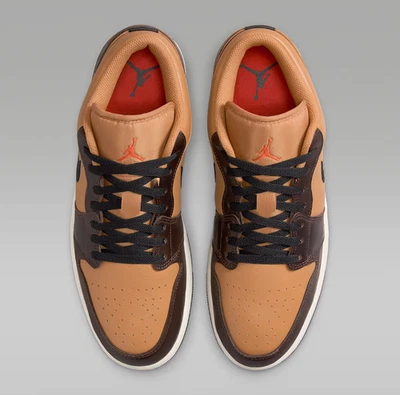 Jordan 1 Low SE Lino Barroco Marrón Vintage Coral Negro Para Hombre | Talla 8 - 13 Foto 1 de 4