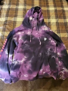 Primitive Dragon Ball SUPER GOKU BLACK ROSE Hoodie Purple Mens M Skate Anime - Picture 1 of 9
