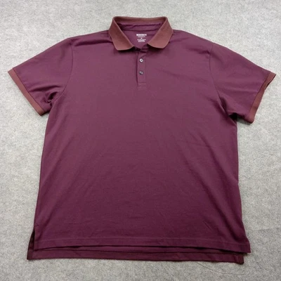 Camisa Polo Bonobos Para Hombres XL Granate Borgoña Ajuste Estándar Algodón Pima Elastizado Golf Foto 1 de 4