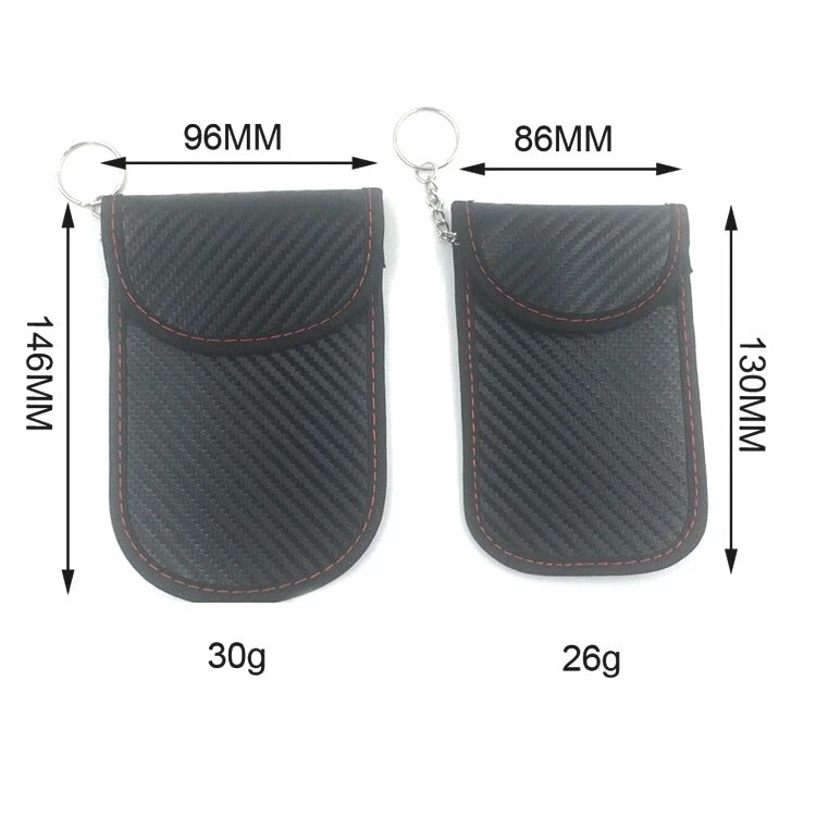 FARADAY ANTI HACKING KEY CASE CARBON ID BLOCKER, KEYS SIGNAL RF EMF BLOCKER CASE — 第 1/4 张图片