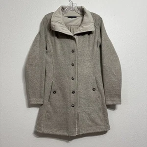 KUHL Beige Savina Alfpaca Long Fleece Knee Length Jacket Sweater Womens Size S - Bild 1 von 8