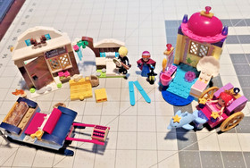 Disney LEGO LOT FROZEN Anna & Kristoff 41066 & Ariel's Dolphin Carriage 10723