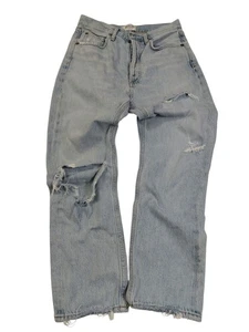 Agolde Los Angeles Women's Size 26 Button Fly Distressed Jeans - Picture 1 of 11