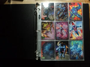 1995 MARVEL MASTERPIECES - COMPLETE SET (151) BASE + 30 CHASE CARDS - NO MIRAGE - Picture 1 of 24
